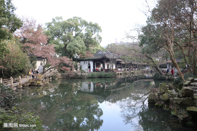 园林风景图 咫尺山林的意境之美